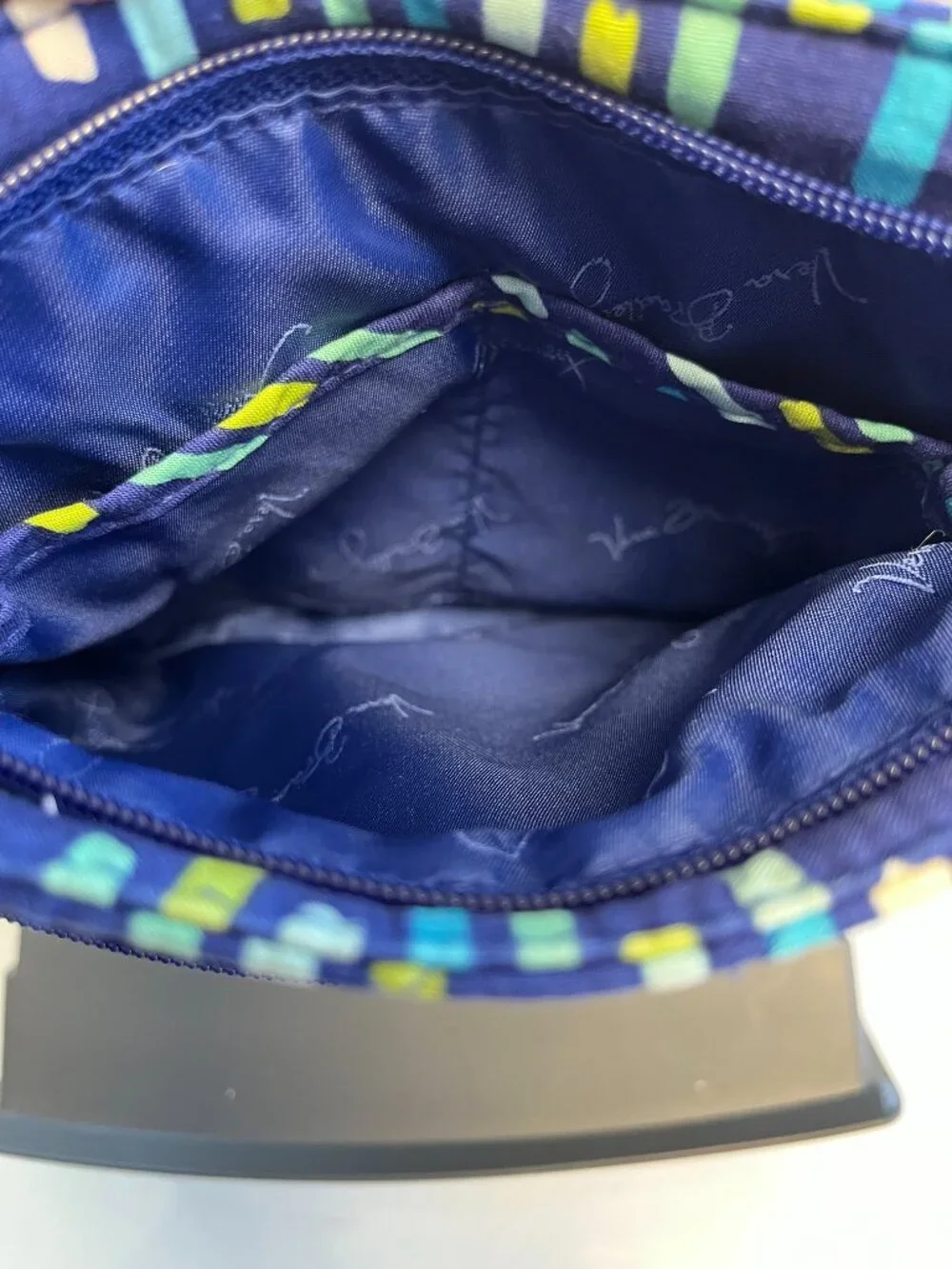 Vera Bradley Petite Double Zip Hipster Katalina Blues Crossbody Bag